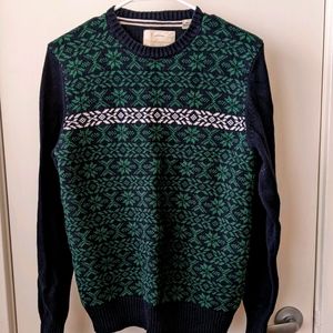Weatherproof Original Size S Men's Green sweater